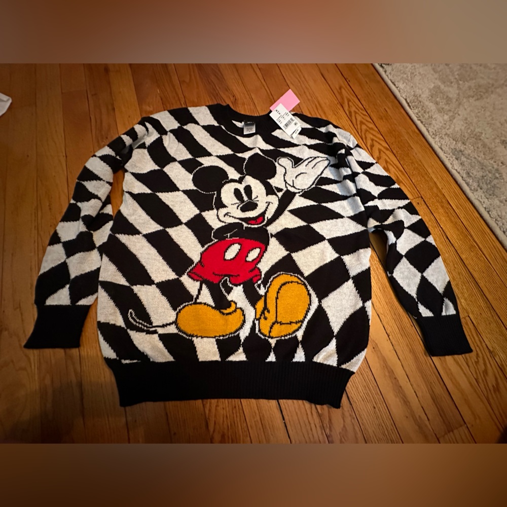 Mickey Mouse juniors small sweater NWT